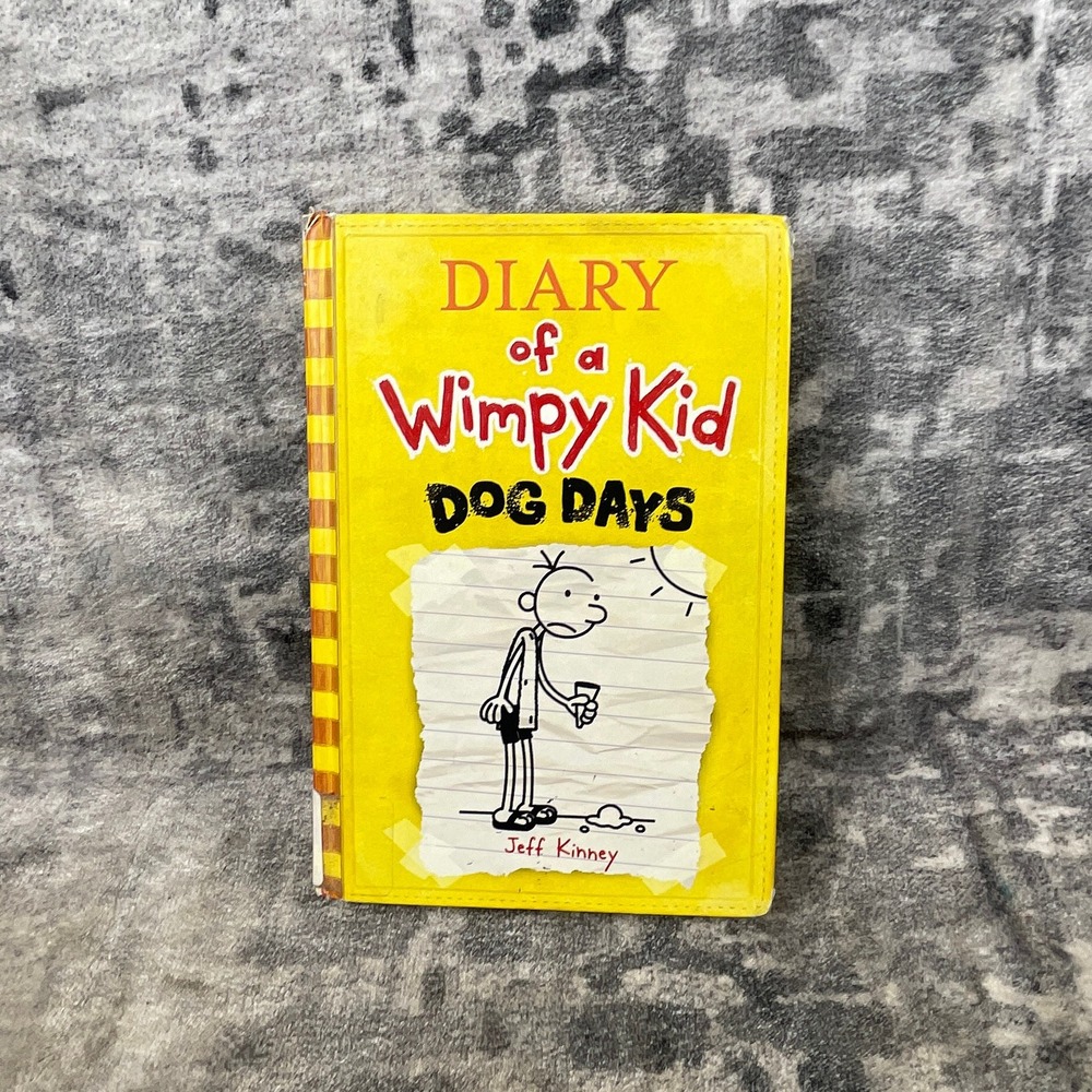 Amulet Books Diary of a Wimpy Kid Hard Luck Jeff Kinney Hardcover Book 8 Yellow